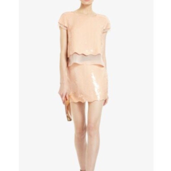 BCBGGeneration Michaela Sequined Mini Rose Size XS - Picture 8 of 8